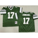 Men's Philadelphia Eagles #17 Harold Carmichael Green Throwback Jersey