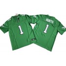 Men's Philadelphia Eagles #1 Jalen Hurts Limited Kelly Green FUSE Vapor Jersey