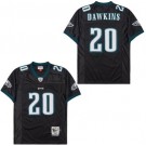 Men's Philadelphia Eagles #20 Brian Dawkins Black Throwback Jersey