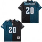 Men's Philadelphia Eagles #20 Brian Dawkins Green Black Split 2004 Throwback Jersey