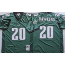 Men's Philadelphia Eagles #20 Brian Dawkins Green Throwback Jersey