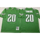 Men's Philadelphia Eagles #20 Brian Dawkins Kelly Green 2004 Throwback Jersey