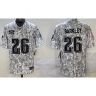 Men's Philadelphia Eagles #26 Saquon Barkley Limited Arctic Camo 2024 Salute to Service Jersey