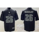 Men's Philadelphia Eagles #26 Saquon Barkley Limited Black Fashion Vapor Jersey