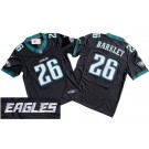 Men's Philadelphia Eagles #26 Saquon Barkley Limited Black New Logo FUSE Vapor Jersey