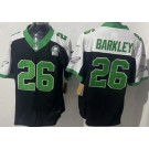 Men's Philadelphia Eagles #26 Saquon Barkley Limited Black Thanksgiving FUSE Vapor Jersey