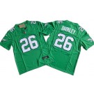 Men's Philadelphia Eagles #26 Saquon Barkley Limited Kelly Green FUSE Vapor Jersey