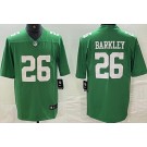 Men's Philadelphia Eagles #26 Saquon Barkley Limited Kelly Green Rush Color Jersey