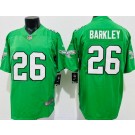Men's Philadelphia Eagles #26 Saquon Barkley Limited Kelly Green Vapor Jersey