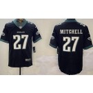Men's Philadelphia Eagles #27 Quinyon Mitchell Limited Black Vapor Jersey