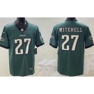 Men's Philadelphia Eagles #27 Quinyon Mitchell Limited Midnight Green Vapor Jersey
