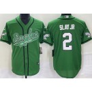 Men's Philadelphia Eagles #2 Darius Slay Jr Limited Kelly Green Baseball Jersey