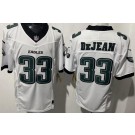 Men's Philadelphia Eagles #33 Cooper DeJean Limited White FUSE Vapor Jersey