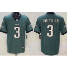 Men's Philadelphia Eagles #3 Nolan Smith Limited Green Vapor Jersey