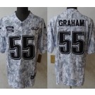 Men's Philadelphia Eagles #55 Brandon Graham Limited Arctic Camo 2024 Salute to Service Jersey