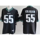 Men's Philadelphia Eagles #55 Brandon Graham Limited Black Vapor Jersey