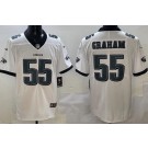 Men's Philadelphia Eagles #55 Brandon Graham Limited White Vapor Jersey