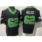 Men's Philadelphia Eagles #62 Jason Kelce Limited Black Alternate FUSE Vapor Jersey