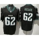 Men's Philadelphia Eagles #62 Jason Kelce Limited Black FUSE Vapor Jersey