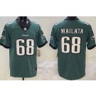 Men's Philadelphia Eagles #68 Jordan Mailata Limited Green Vapor Jersey