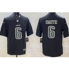Men's Philadelphia Eagles #6 DeVonta Smith Limited Black Fashion Vapor Jersey
