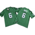 Men's Philadelphia Eagles #6 DeVonta Smith Limited Kelly Green FUSE Vapor Jersey