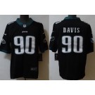 Men's Philadelphia Eagles #90 Jordan Davis Limited Black Vapor Jersey
