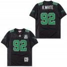 Men's Philadelphia Eagles #92 Reggie White Black 1992 Throwback Jersey