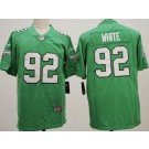 Men's Philadelphia Eagles #92 Reggie White Limited Green Alternate Vapor Jersey