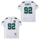 Men's Philadelphia Eagles #92 Reggie White White Throwback Jersey