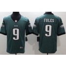 Men's Philadelphia Eagles #9 Nick Foles Limited Green Vapor Untouchable Jersey