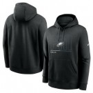 Men's Philadelphia Eagles Black City Code Club Fleece Pullover Hoodie