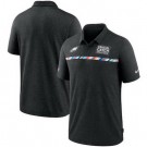 Men's Philadelphia Eagles Black Crucial Catch Polo