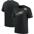 Men's Philadelphia Eagles Black Crucial Catch Sideline Performance T Shirt 422