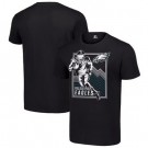 Men's Philadelphia Eagles Black Graphic Shield Logo T Shirt