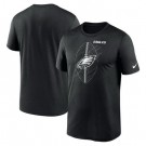 Men's Philadelphia Eagles Black Legend Icon Performance T Shirt