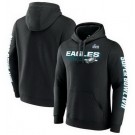Men's Philadelphia Eagles Black Printed Pullover Hoodie 302522