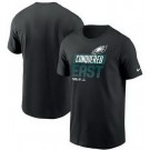 Men's Philadelphia Eagles Black Printed T Shirt 302236