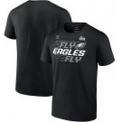 Men's Philadelphia Eagles Black Printed T Shirt 302262