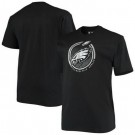 Men's Philadelphia Eagles Black Printed T Shirt 302286