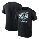 Men's Philadelphia Eagles Black Printed T Shirt 302525