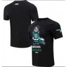 Men's Philadelphia Eagles Black Printed T Shirt 302572