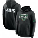 Men's Philadelphia Eagles Black Pullover Hoodie 8018