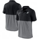 Men's Philadelphia Eagles Black Stripes Patchwork Polo