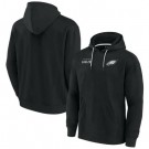 Men's Philadelphia Eagles Black Super Soft Fleece Pullover Hoodie