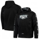 Men's Philadelphia Eagles Black Zubaz Tonal Oxide Pullover Hoodie
