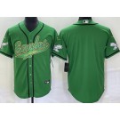 Men's Philadelphia Eagles Blank Green 2023 Baseball Jersey