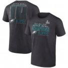 Men's Philadelphia Eagles Charcoal Super Bowl LIX Champions Roster T Shirt