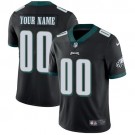 Men's Philadelphia Eagles Customized Limited Black Vapor Untouchable Jersey