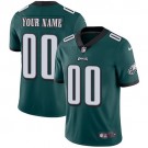 Men's Philadelphia Eagles Customized Limited Green Vapor Untouchable Jersey
